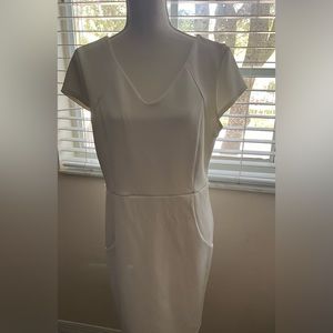 White and gold dress